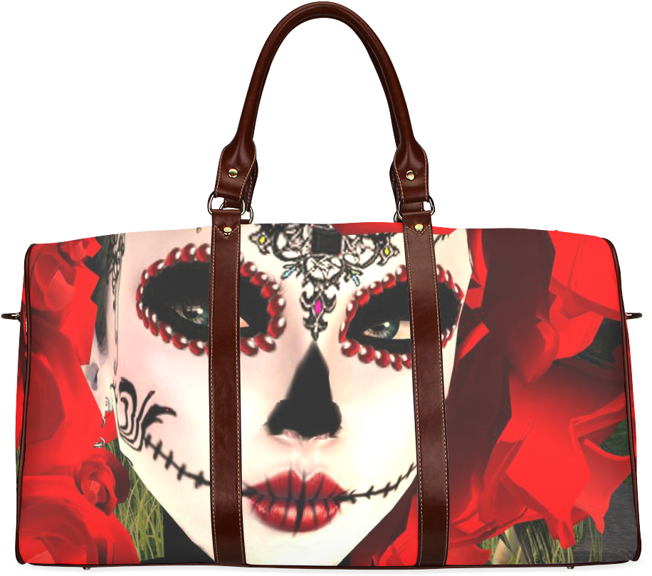 Interestprint Custom Sugar Skull Dia De Los Muertos - Dia De Los Muertos Makeup Custom Zippered Pillow Cases (1000x1000), Png Download