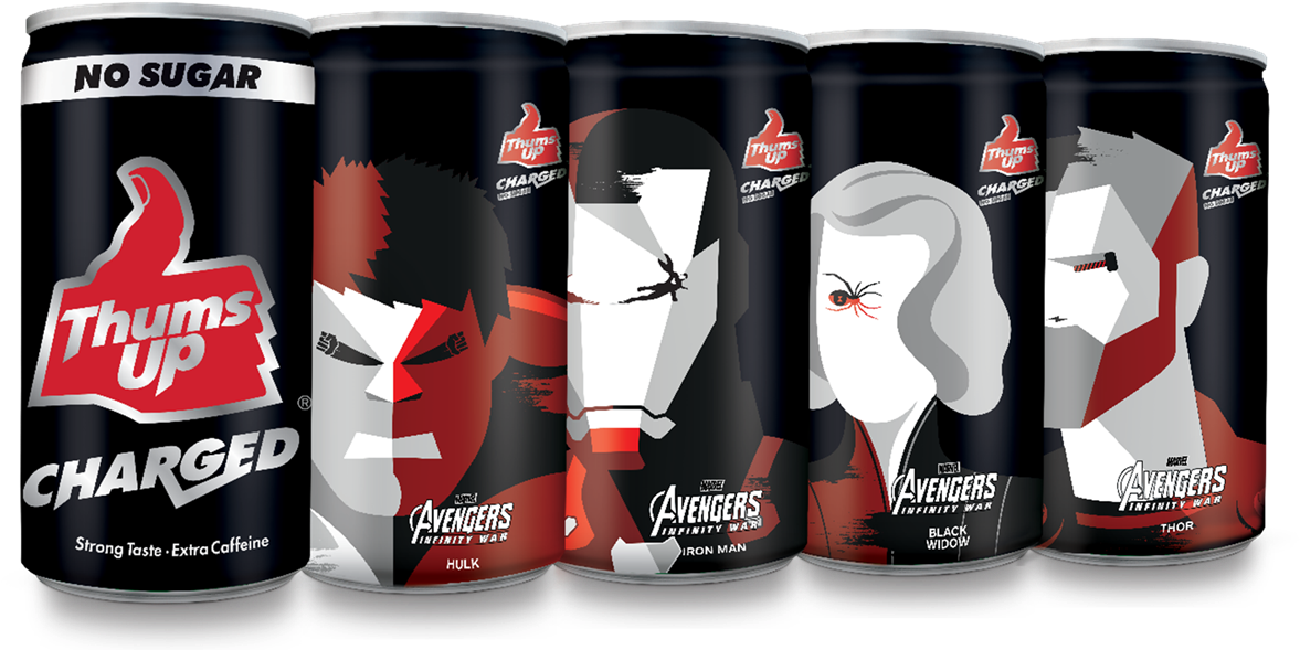Thums Up Charged No Sugar (1190x643), Png Download