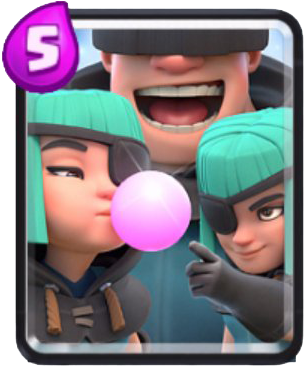 Rascals Card - Clash Royale Rascals Card (315x400), Png Download