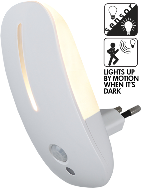 Led Nightlight Functional - Luce Notturna Star Trading Led Crepuscolare Con Sensore (600x600), Png Download