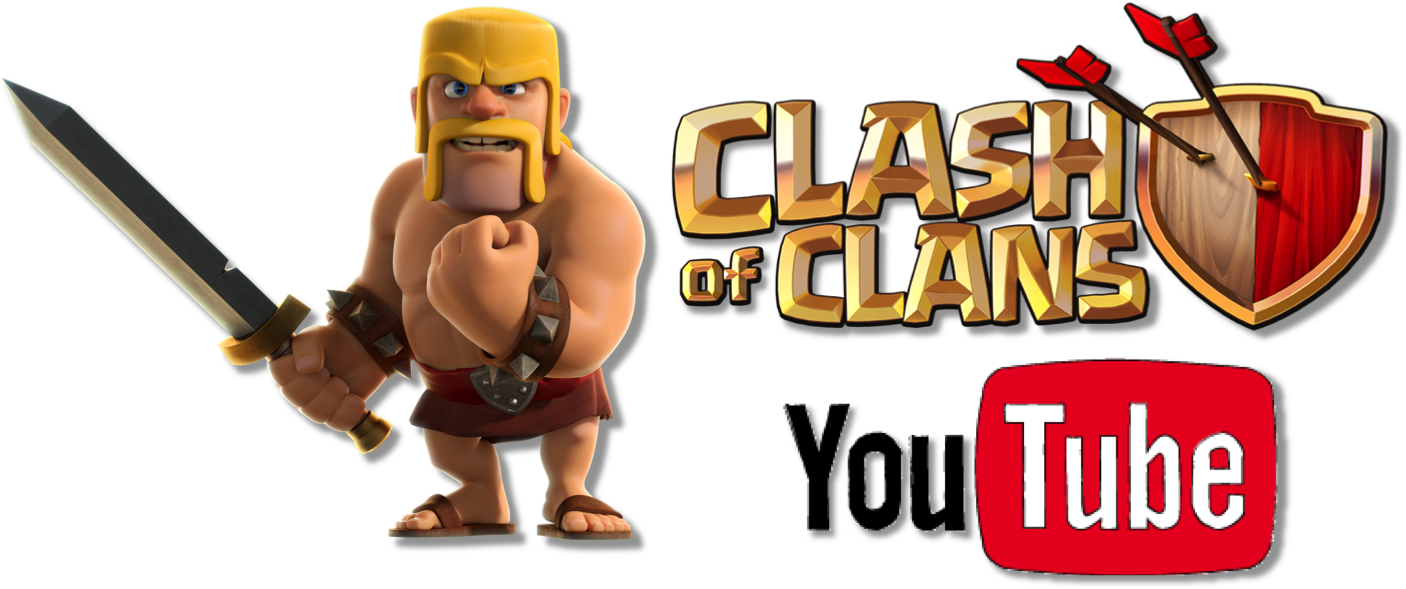 Barbarian - Clash Of Clans Png (1429x609), Png Download