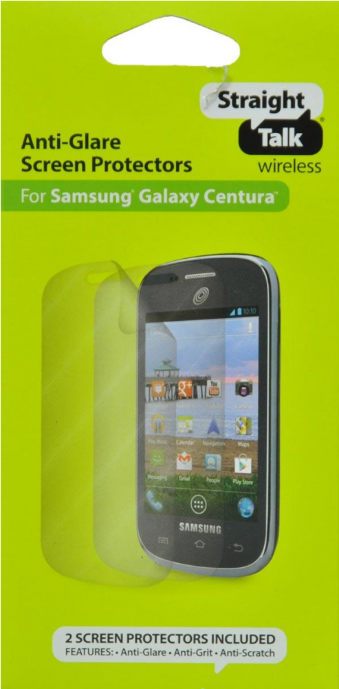 Ended - Straight Talk Rt39952 Wireless Anti-glare Screen Protectors (1000x1000), Png Download