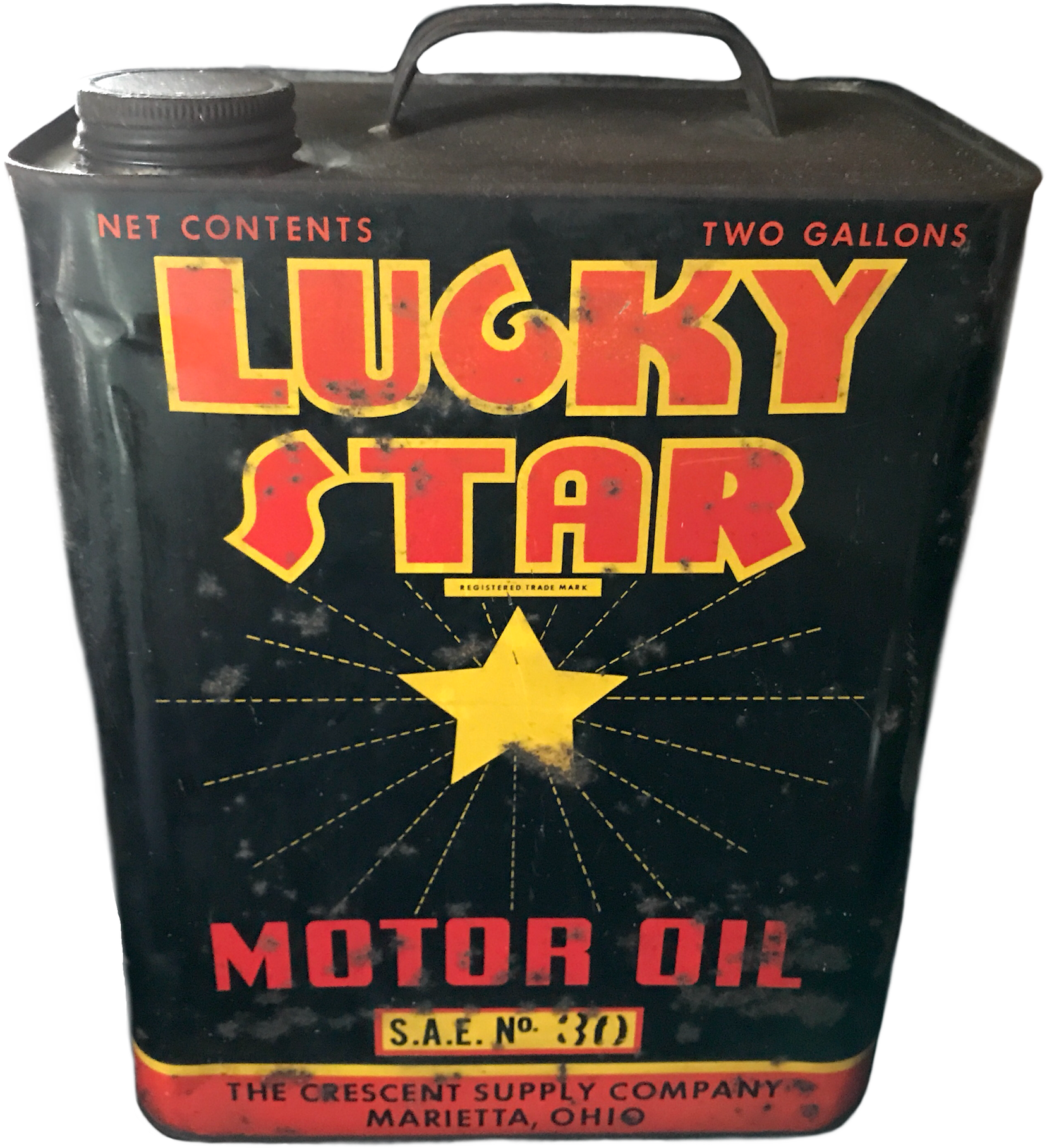 Lucky Star Oil Can - Oil Can (1686x1850), Png Download