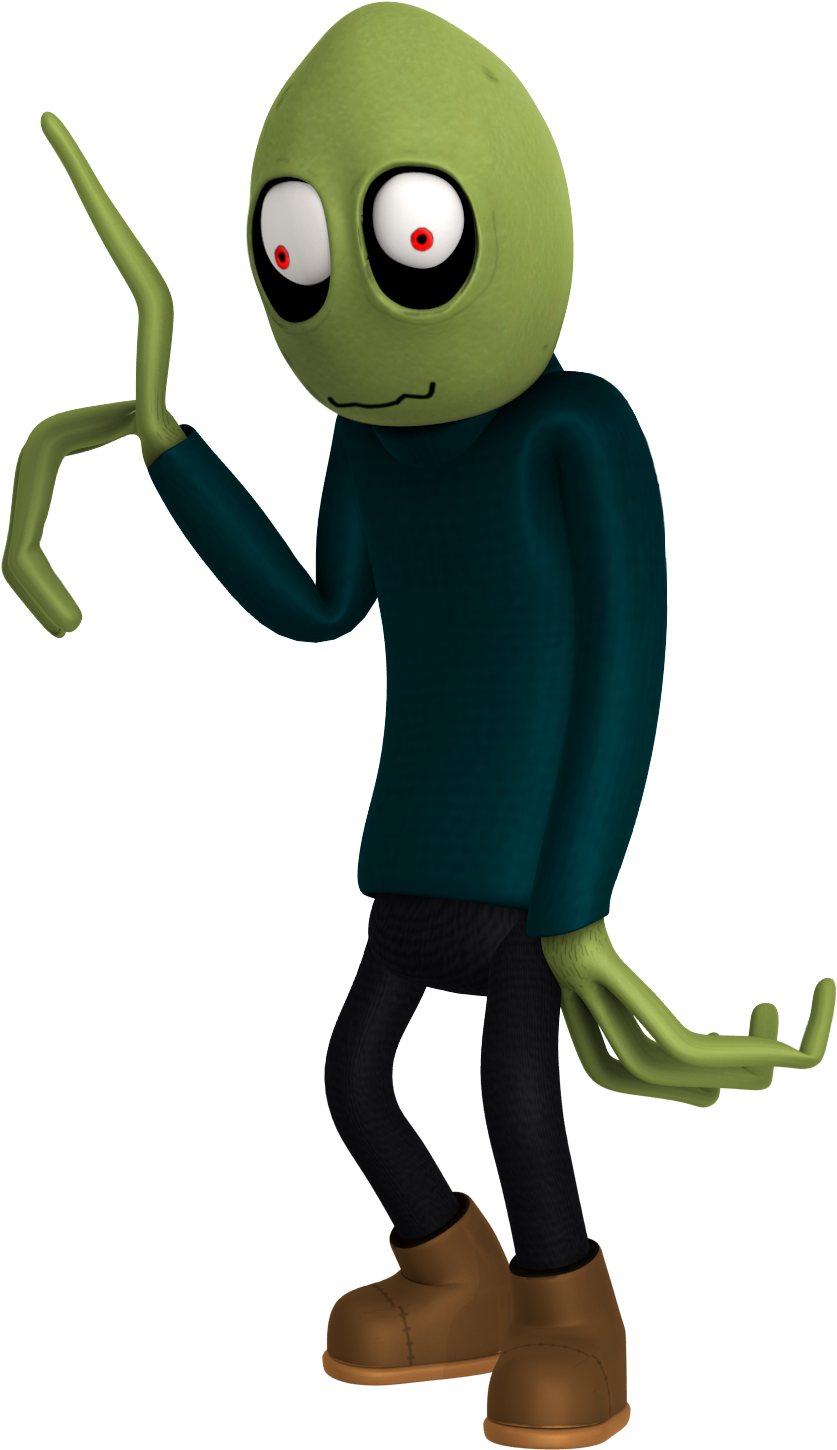 Salad Fingers - Render - Indie Game Battle Salad Fingers (1500x1500), Png Download