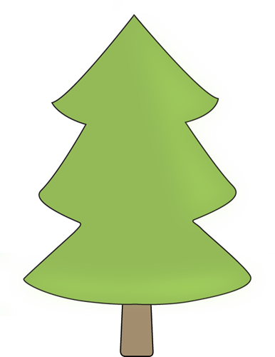 Tall Pine Tree - Tall Tree Png Clipart (386x500), Png Download