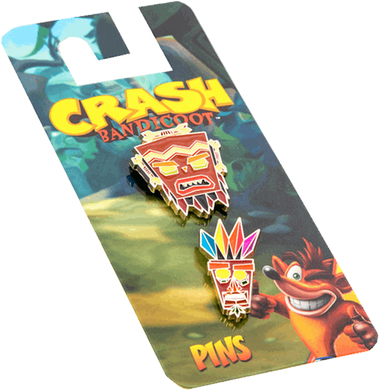 1 Of - Crash Bandicoot Pin (600x600), Png Download