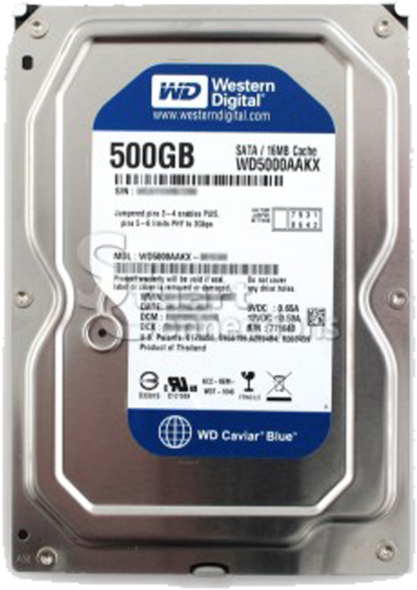 Wd 500gb Sata Hdd - 250 Gb Hard Disk (700x850), Png Download
