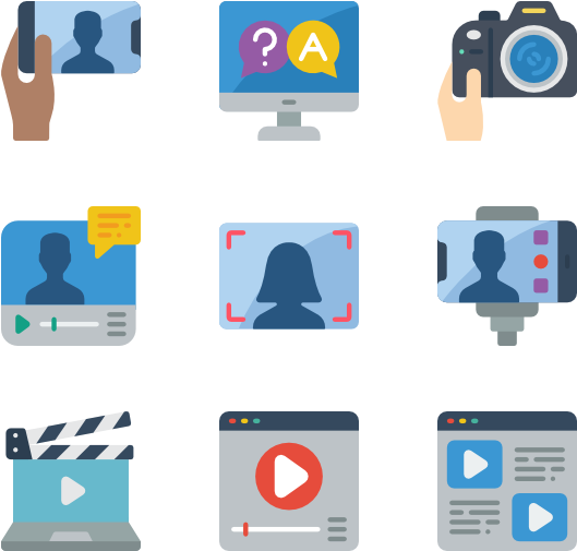 Video Blogging - Marketing (600x564), Png Download