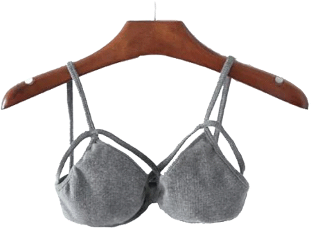 Itgirl Shop Cotton Strappy Comfy Bra Aesthetic Apparel, - Camisas Cortas De Tirantes (460x460), Png Download