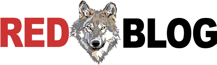 Red Wolf Blog - Grey Wolf Template Mousepad (754x222), Png Download