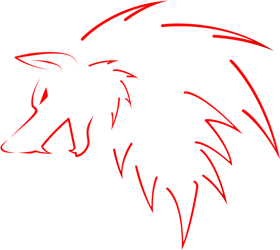 Red Wolf Logo (1000x980), Png Download