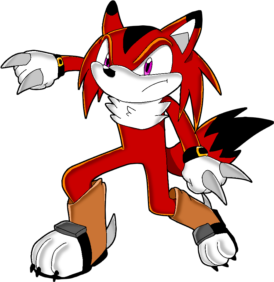 Reddhart The Red Wolf Again ^ ^ - Red Wolf (1000x1000), Png Download