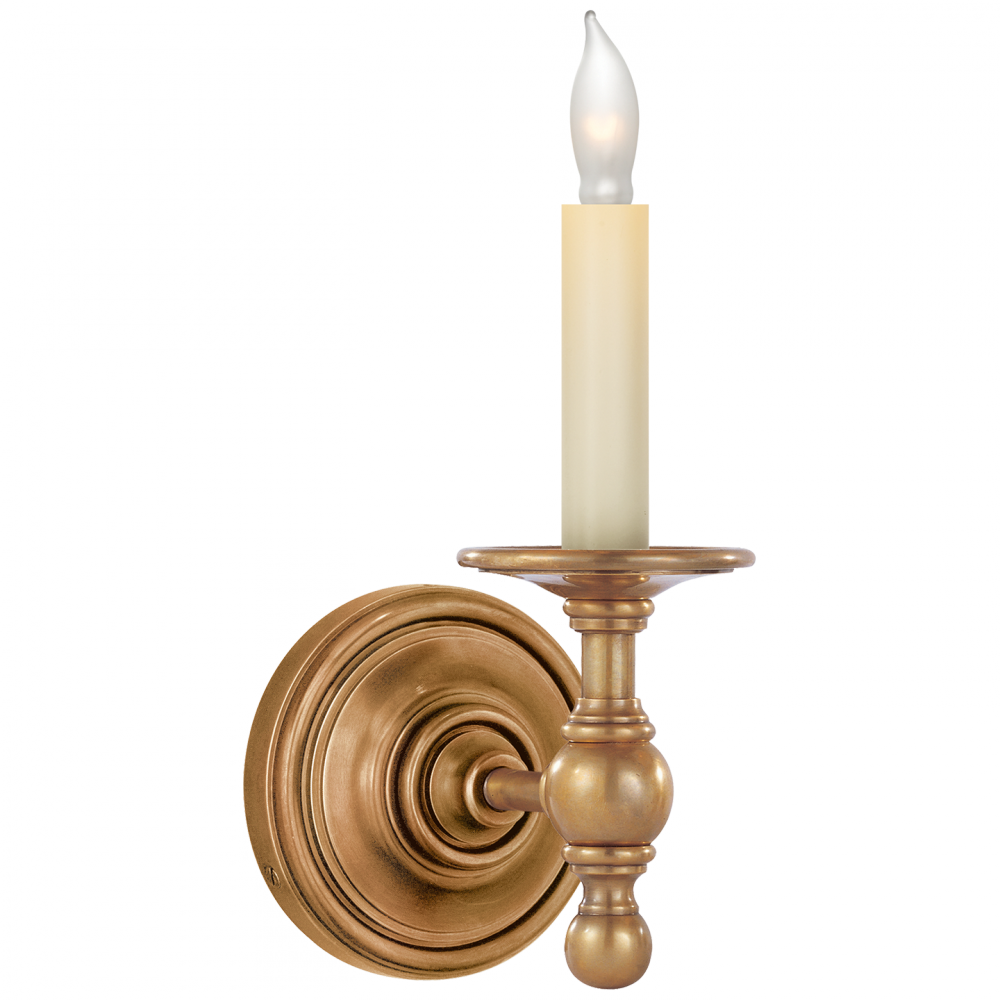 Classic Single Sconce In Hand-rubbed Antique Bra - Visual Comfort E.f. Chapman Classic Single Sconce (1000x1000), Png Download