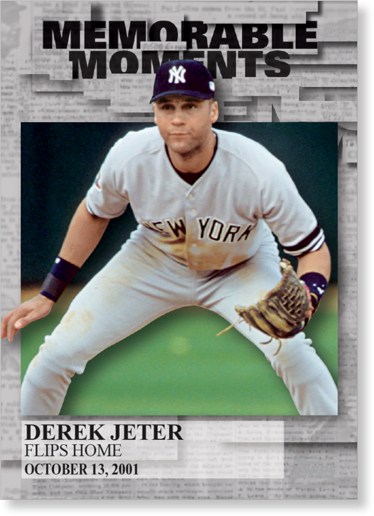 Derek Jeter 2017 Topps Baseball Series 2 Memorabe Moments - College Baseball (2000x2000), Png Download