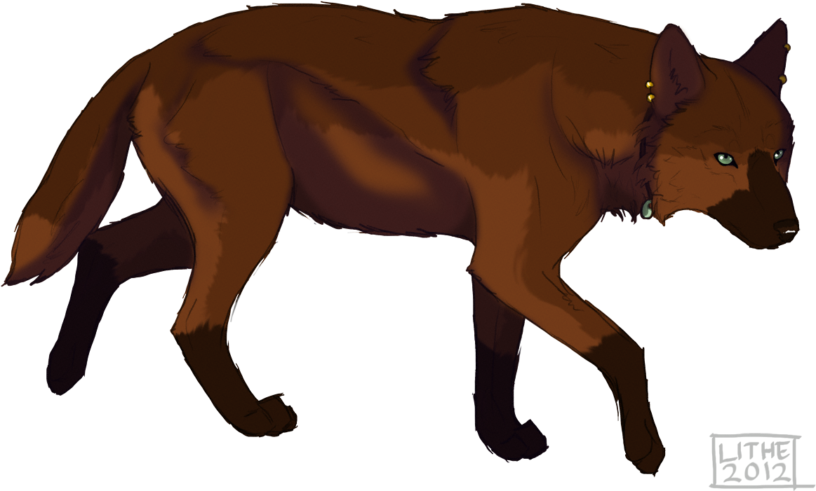 Red Wolf Cliparts - Wolf S Rain Oc (1199x722), Png Download