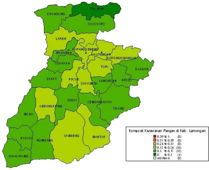 Peta Kab Lamongan Sebelah Selatan Kabupaten Jombang - Lamongan Map (800x600), Png Download