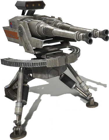 Infantry Turret Droid Bfdice - Star Wars Turret Droid (480x510), Png Download