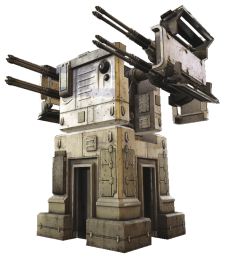 Titanfall Heavy Turrets - Titanfall Turret (450x522), Png Download