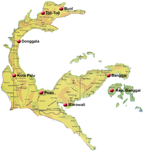 Kabupaten Poso Merupakan Kabupaten Tertua Dan Terbesar - Central Sulawesi (476x497), Png Download