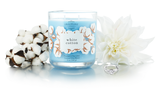 Jewel Candle With A Surprise Ring Inside Fragrant Jewels - Jasmine (600x480), Png Download