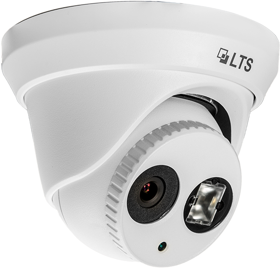 Platinum Fixed Lens Turret Network Ip Camera - Lts Turret Camera (600x600), Png Download
