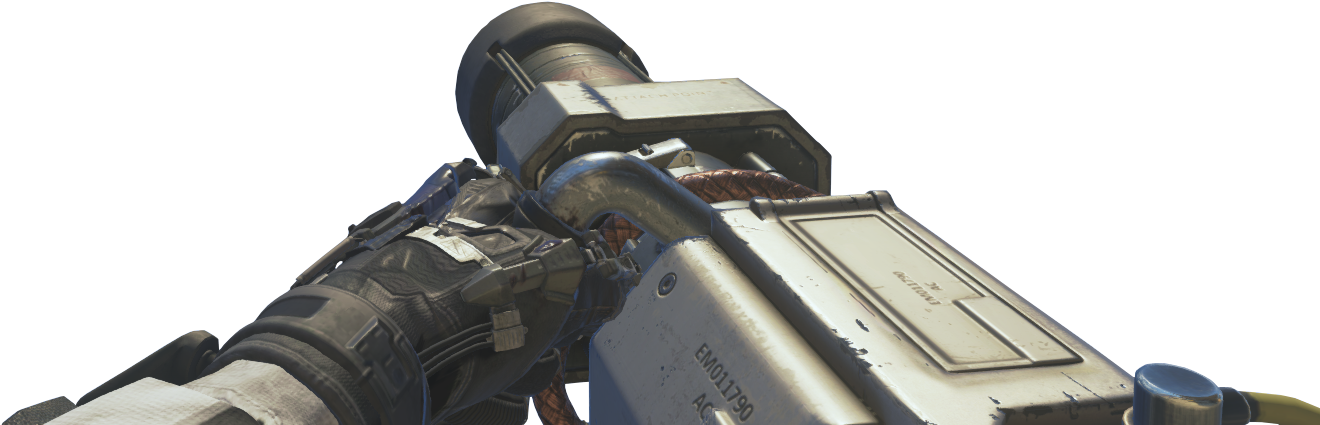 Ripped Rocket Turret Call Of Duty Wiki Fandom Powered - Assault Rifle (1340x438), Png Download