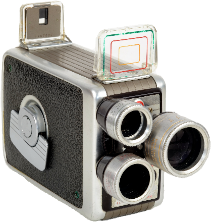 Brownie Turret Movie Camera (418x440), Png Download