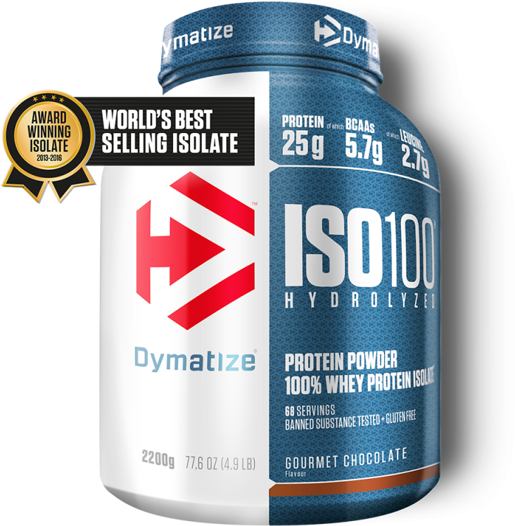 Dymatize-iso100 - Dymatize Nutrition - Iso 100 Vanilla | 2275g (800x800), Png Download