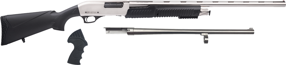 Pa 3 In 1 Chrome Shotgun Mr25 P101 Mc - Rock Island 3 In 1 Shotgun (1000x500), Png Download