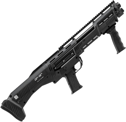 Dp-12 Pump 12g Shotgun Black/tan - Tactical 12 Gauge Shotgun (600x600), Png Download