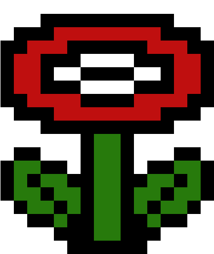 Mario Fire Flower By Meowkitten - Mario Series (1170x1170), Png Download