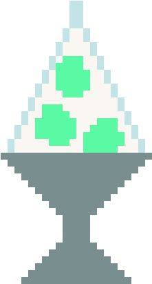 Pixel Lava Lamp - Fnaf Foxy Pixel Art (420x420), Png Download