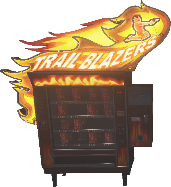 Trail Blazers Perk Machine Iw - Trail Blazers Zombies In Spaceland (595x652), Png Download