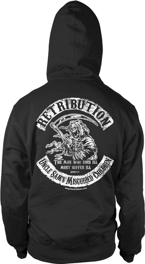 Retribution Hoodie - Hoodie (750x900), Png Download