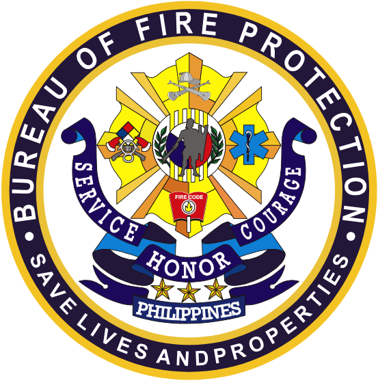 Bureau Of Fire Protection Logo Philippines (553x557), Png Download