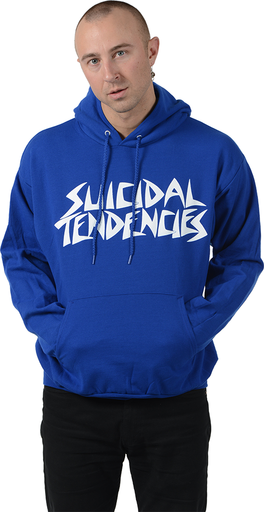 Suicidal Tendencies "possessed" Hooded Sweatshirt - Suicidal Tendencies Hoodie Blue (515x1000), Png Download
