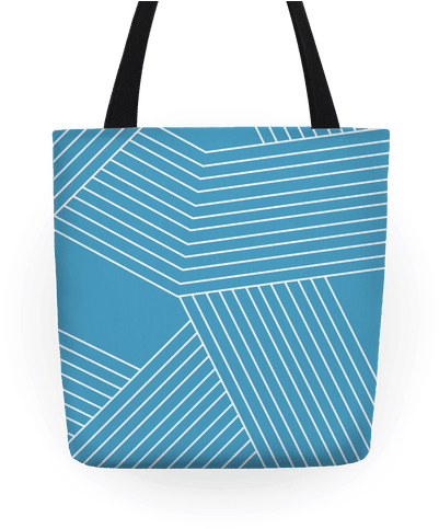 Crosshatch Pattern Tote Tote - Tote Bag (484x484), Png Download