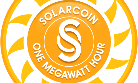 Acwa Power Becomes First Utility To Adopt Blockchain - Solarcoin Logo (620x350), Png Download