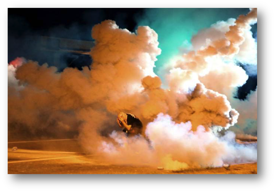 Smoke Bomb - Ferguson Unrest (951x666), Png Download