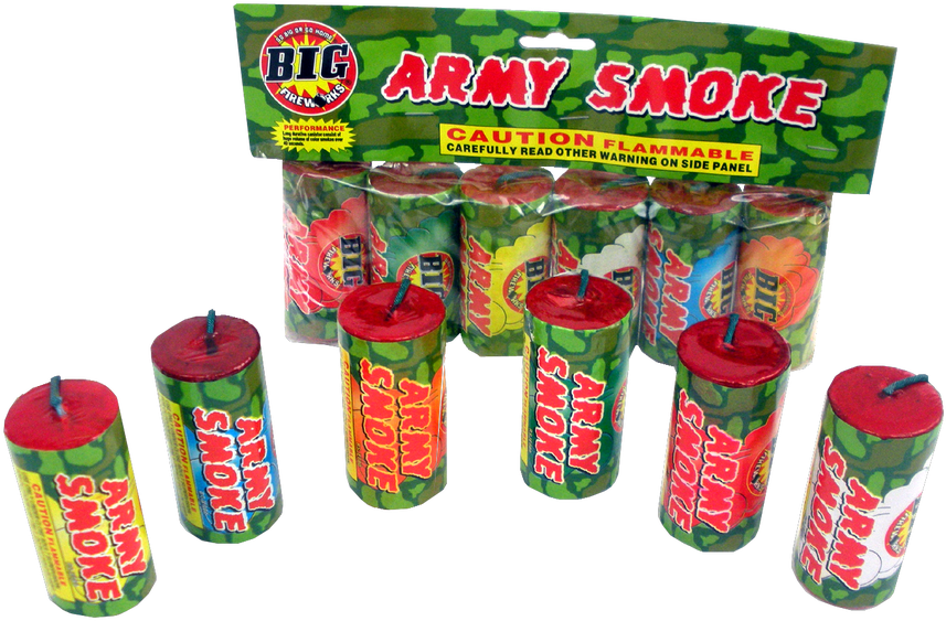 Excellent, Long Lasting Smoke Bombs In Red, Green, - Army Smoke (1066x800), Png Download