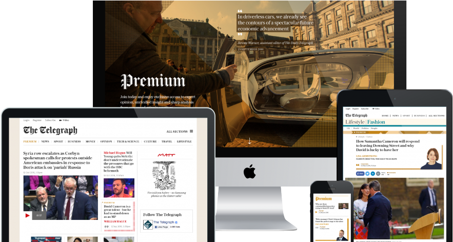 Telegraph Premium - Imac 21.5 Inch Computer (940x470), Png Download