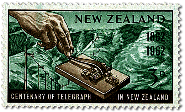 Product Listing For Centenary Of Telegraph In New Zealand - Postage Stamp (600x600), Png Download