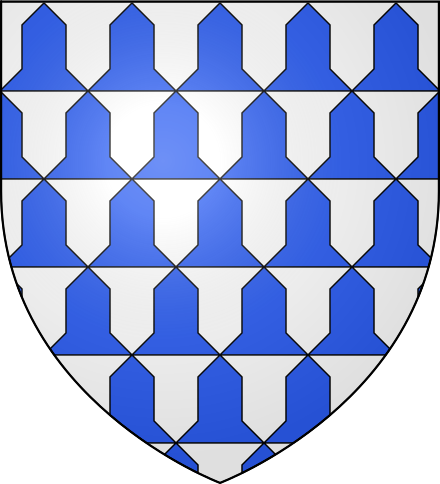 Arms Of Beauchamp Of Hatch - Jean De Pestivien (440x484), Png Download