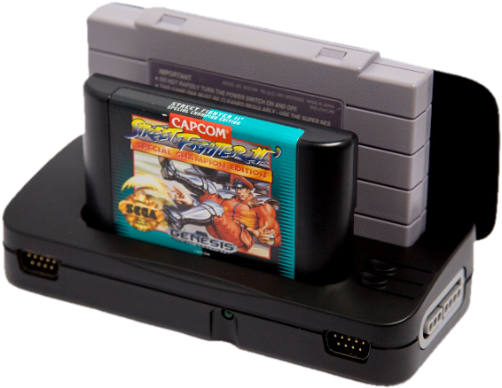 Retrode 2 - Dragonbox - Genesis Cartridge In Snes (800x800), Png Download