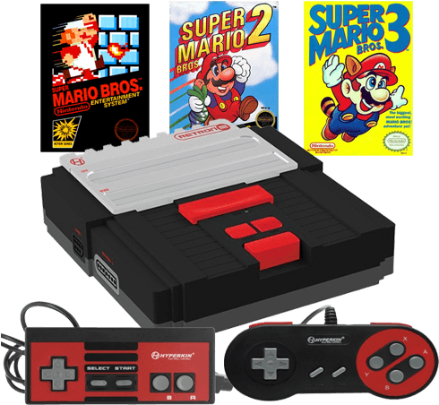 Retron 2 System Console Black Mario 1, 2, 3 Game Bundle - Super Mario Bros. 3 Nes Great Condition Fast Shipping (498x500), Png Download