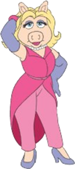 Miss Piggy - Miss Piggy Png (301x666), Png Download