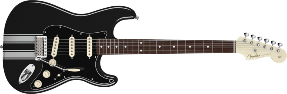 Fender Kenny Wayne Shepherd Stratocaster®, Rosewood - Stevie Ray Vaughan Signature Stratocaster (940x308), Png Download