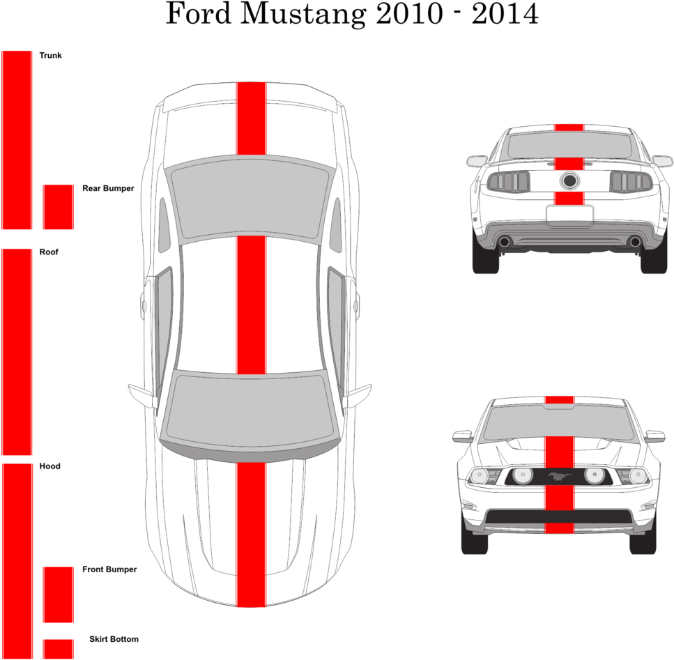 Ford Mustang - Audi Avantissimo (1024x1016), Png Download