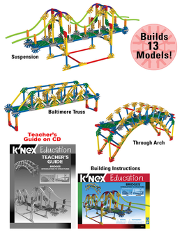 K'nex Intro To Structures - K'nex Education Intro To Structure Bridges Set (500x333), Png Download