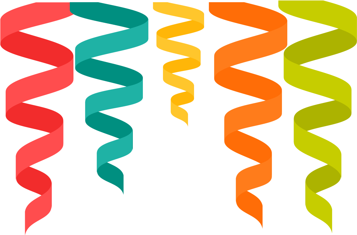 Birthday Party Ribbon Png (1458x1458), Png Download